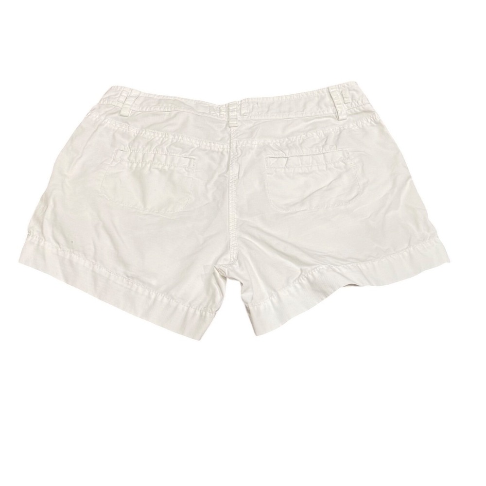 J.Crew Womens White City Fit Broken-In Chino Shorts Cotton Twill Size 6 - Picture 2 of 5